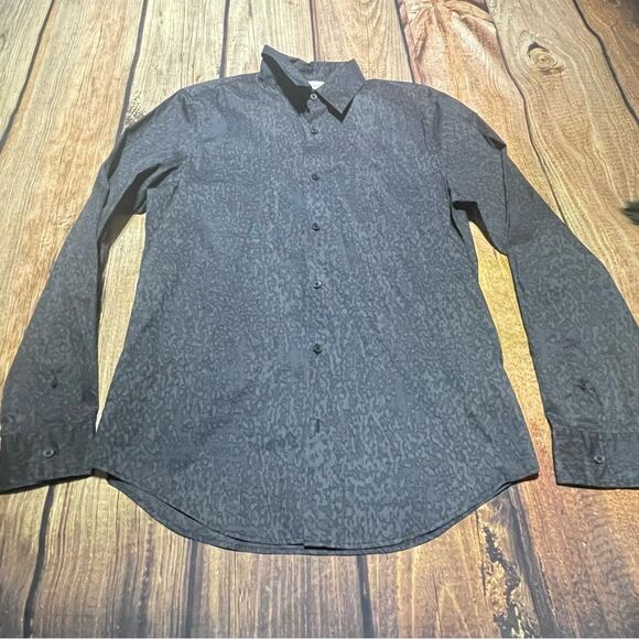 CALVIN KLEIN mens button down dress casual shirt Size M Preowned - Picture 1 of 8